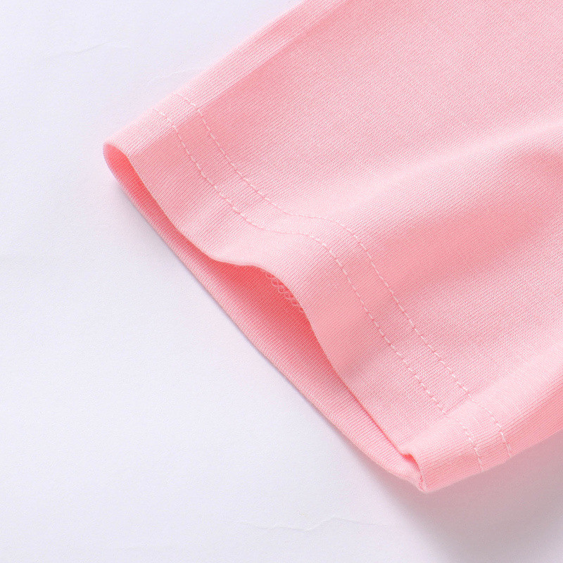 Girls 2T-10Y Summer Bamboo Twirl Dress Short Sleeve Pink